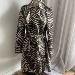 Lanvin for H&M Zebra Print Trench Coat